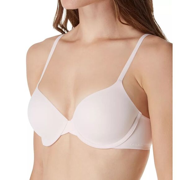 Calvin Klein Other - Calvin Klein Perfectly Fit Modern T-Shirt Underwire Bra Nymphs Thigh Pink 32DDD